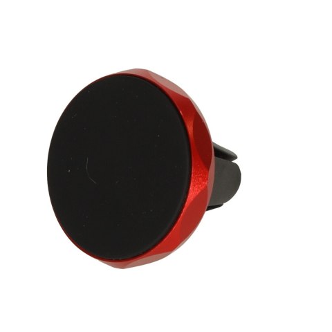 Uchwyt magnetyczny do telefonu holder samochodowy na kratkę wywiew czerwony Uchwyt magnetyczny do telefonu holder samochodowy na kratkę wywiew czerwony