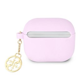 Guess 4G Charms Silicone Case - Etui AirPods 3 (Purple)