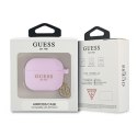 Guess 4G Charms Silicone Case - Etui AirPods 3 (Purple)