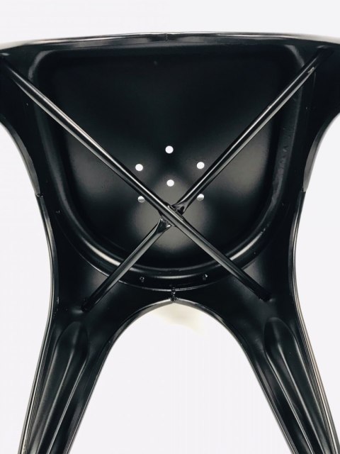 Zestaw 4 sztuk krzeseł metalowych loft CORSICA BLACK TOLIX Zestaw 4 sztuk krzeseł metalowych loft CORSICA BLACK TOLIX