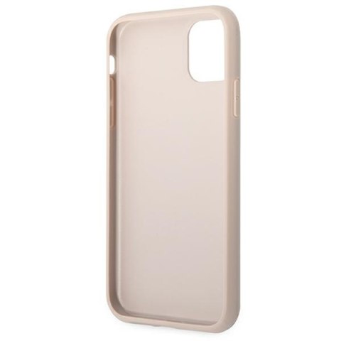 Guess 4G Metal Gold Logo - Etui iPhone 11 (różowy) Guess 4G Metal Gold Logo - Etui iPhone 11 (różowy)