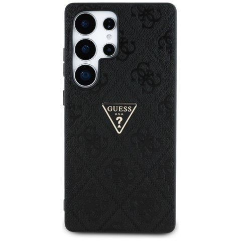 Guess Hot Stamp 4G Pattern Triangle Metal Logo - Etui Samsung Galaxy S25 Ultra (czarny) Guess Hot Stamp 4G Pattern Triangle Metal Logo - Etui Samsung Galaxy S25 Ultra (czarny)