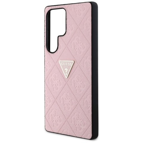 Guess Hot Stamp 4G Pattern Triangle Metal Logo - Etui Samsung Galaxy S25 Ultra (różowy) Guess Hot Stamp 4G Pattern Triangle Metal Logo - Etui Samsung Galaxy S25 Ultra (różowy)