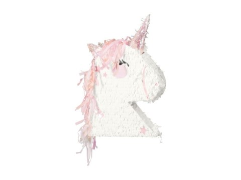 Piniata składana - Unicorn, Głowa Jednorożca, 41 x 48 x 10 cm