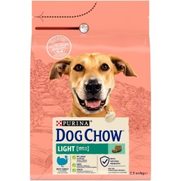 DOG CHOW Light Sucha karma dla psów sterylizowanych z indykiem 2,5 kg