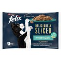 FELIX Deliciously Sliced Rybne Smaki Mokra karma dla kota 4x80 g