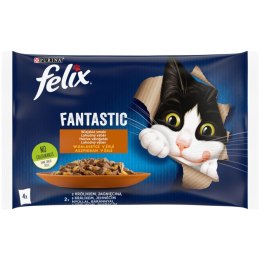 Felix Fantastic Karma dla kotów Królik Jagnięcina w galaretce 4 x 85 g
