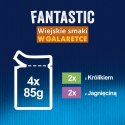 Felix Fantastic Karma dla kotów Królik Jagnięcina w galaretce 4 x 85 g