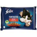 Felix Fantastic Karma dla kotów Wołowina Kurczak w galaretce 4 x 85 g