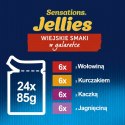 Felix Sensations Jellies Karma dla kotów wiejskie smaki w galaretce 24x85g