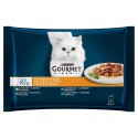 Gourmet Perle Karma dla kotów mini fileciki mix w sosie 340 g (4 x 85 g)