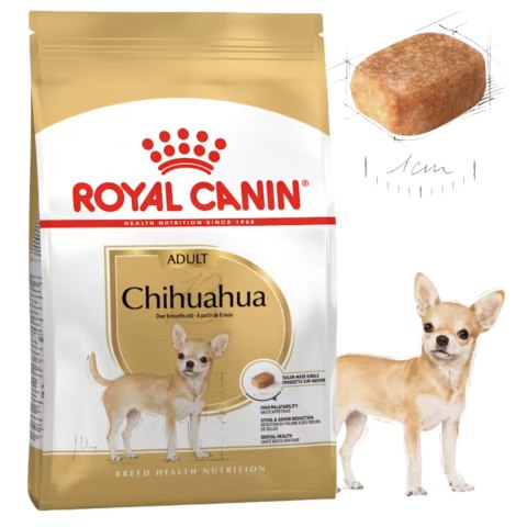 Karma sucha dla psów Chihuahua Adult 0,5 kg Royal Canin Miniaturowy krokiet