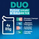 Felix Duo Karma dla kotów rybne smaki w galaretce 340 g (4 x 85 g)