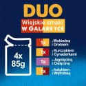 Felix Duo Karma dla kotów wiejskie smaki Mięsne w galaretce 4 x 85 g