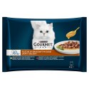 Gourmet Perle Karma dla kotów fileciki w smakowitym sosie 340 g (4 x 85 g)