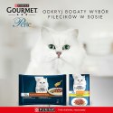 Gourmet Perle Karma dla kotów fileciki w smakowitym sosie 340 g (4 x 85 g)