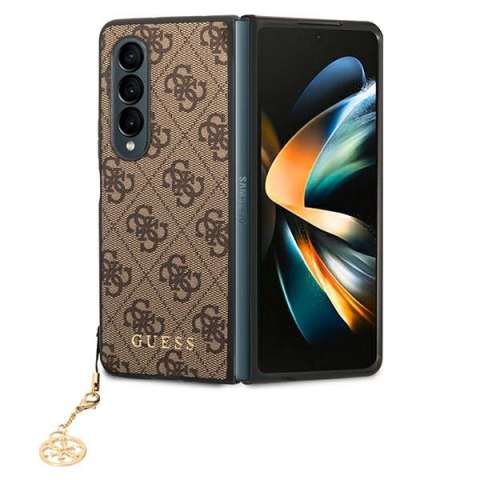 Guess 4G Charms Collection - Etui do Samsung Galaxy Z Fold 4 (brązowy) Guess 4G Charms Collection - Etui do Samsung Galaxy Z Fold 4 (brązowy)