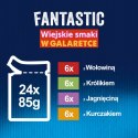 FELIX Fantastic Karma dla Kotów Wiejskie Smaki Mix Mięsny w Galaretce 24x85