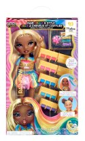526797-EUC Rainbow High Hair Chalk & Style Doll- Meline (Gold)