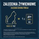Felix Tasty Shreds Karma dla dorosłych kotów wołowina kurczak w sosie 4x80g
