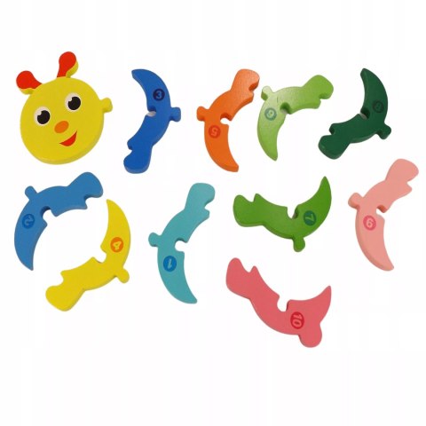 EDUKACYJNE DREWNIANE KLOCKI PUZZLE UKŁADANKA 8765G EDUKACYJNE DREWNIANE KLOCKI PUZZLE UKŁADANKA 8765G