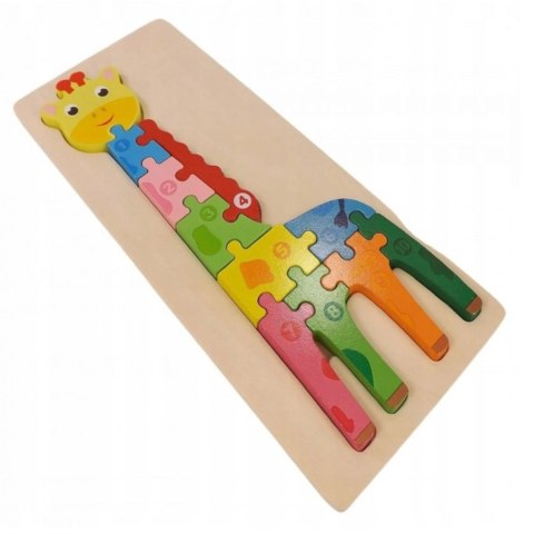 Edukacyjne drewniane klocki puzzle układanka 8765Ż Edukacyjne drewniane klocki puzzle układanka 8765Ż
