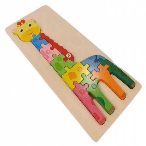 Edukacyjne drewniane klocki puzzle układanka 8765Ż Edukacyjne drewniane klocki puzzle układanka 8765Ż