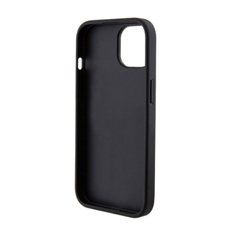 Guess 4G Bottom Stripe Metal Logo Collection - Etui iPhone 15 (szary) Guess 4G Bottom Stripe Metal Logo Collection - Etui iPhone 15 (szary)