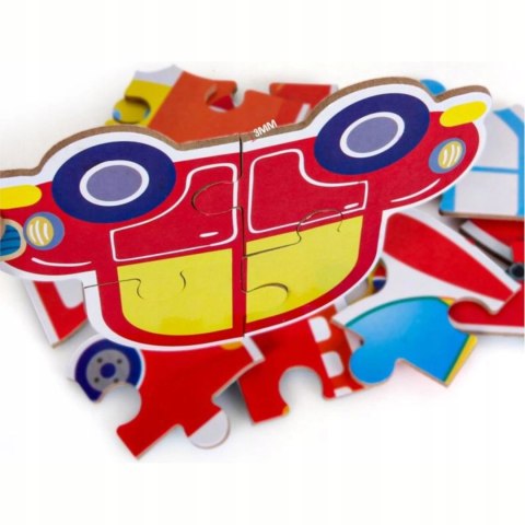 Moje pierwsze puzzle pojazdy służbowe 30 szt. 1768 Moje pierwsze puzzle pojazdy służbowe 30 szt. 1768