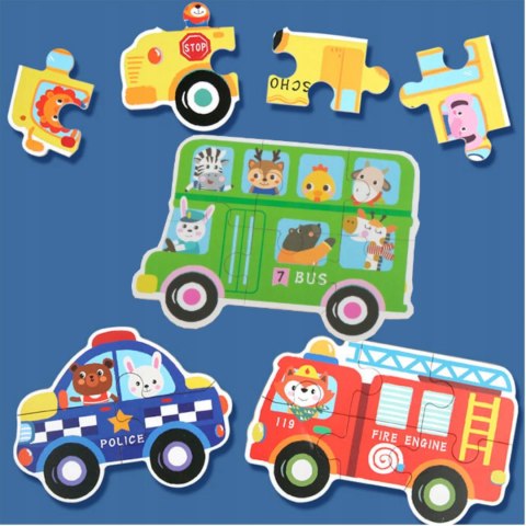 Moje pierwsze puzzle pojazdy służbowe 30 szt. 1768 Moje pierwsze puzzle pojazdy służbowe 30 szt. 1768