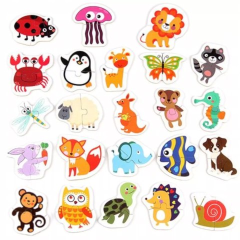 Moje pierwsze puzzle zwierzęta puszka 48 szt. 1817 Moje pierwsze puzzle zwierzęta puszka 48 szt. 1817