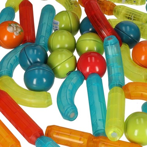 Klocki magnetyczne LED magnetic sticks duże patyczki świecące dla małych dzieci 76 elementów Klocki magnetyczne LED magnetic sticks duże patyczki świecące dla małych dzieci 76 elementów