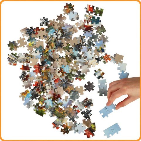 Puzzle układanka 200 elementów Pociąg 7+ CASTORLAND Puzzle układanka 200 elementów Pociąg 7+ CASTORLAND