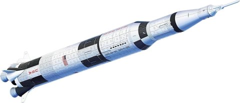 Ravensburger Puzzle 3D: Rakieta Apollo Saturn V 11545 Ravensburger Puzzle 3D: Rakieta Apollo Saturn V 11545