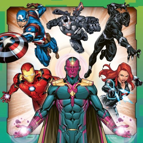 Ravensburger Puzzle dla dzieci 2D: Marvel Avengers. 3x49 elementów 8040 Ravensburger Puzzle dla dzieci 2D: Marvel Avengers. 3x49 elementów 8040