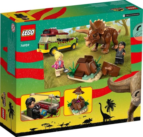 LEGO Jurassic World Badanie Triceratopsa 76959 LEGO Jurassic World Badanie Triceratopsa 76959