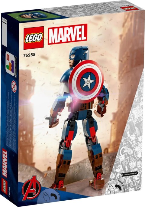 LEGO Marvel Figurka Kapitana Ameryki Do Zbudowania 76258 LEGO Marvel Figurka Kapitana Ameryki Do Zbudowania 76258