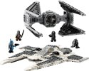 LEGO Star Wars Mandaloriański Myśliwiec Fang Fighter Kontra TIE Interceptor 75348