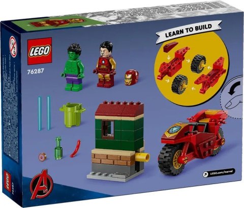 Lego 76287 Iron Man z motocyklem i Hulk Lego 76287 Iron Man z motocyklem i Hulk