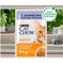 CAT CHOW Adult Mokra karma dla kotów z jagnięciną i fasolką 85 g galaretka