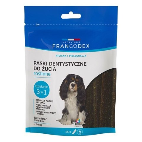 Francodex Paski Do Gryzienia S - na brzydki zapach z pyska 15 szt Francodex Paski Do Gryzienia S - na brzydki zapach z pyska 15 szt