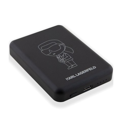 Karl Lagerfeld NFT Outline Ikonik MagSafe - Power Bank indukcyjny 5000 mAh 15W MagSafe (czarny) Karl Lagerfeld NFT Outline Ikonik MagSafe - Power Bank indukcyjny 5000 mAh 15W MagSafe (czarny)