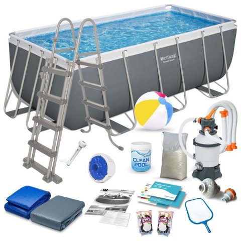 Basen ogrodowy stelażowy 412x201x122 cm 17w1 Bestway 56457N Basen ogrodowy stelażowy 412x201x122 cm 17w1 Bestway 56457N