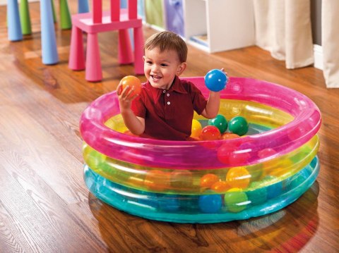 Kojec dmuchany z piłkami 86 x 25 cm INTEX 48674