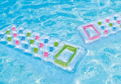 Materac plażowy z okienkiem 188 x 71 cm INTEX 59894 różowy