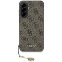 Guess 4G Charms Collection - Etui do Samsung Galaxy A36 5G (brązowy)