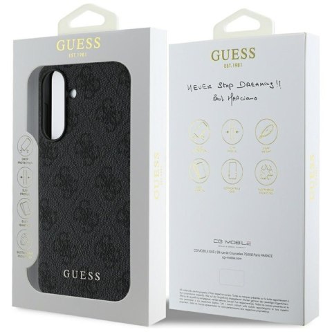Guess 4G Charms Collection - Etui do Samsung Galaxy A56 5G (czarny) Guess 4G Charms Collection - Etui do Samsung Galaxy A56 5G (czarny)