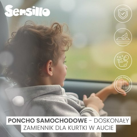PONCZO SAMOCHODOWE ZIELONY PLUSZ PONCZO SAMOCHODOWE ZIELONY PLUSZ