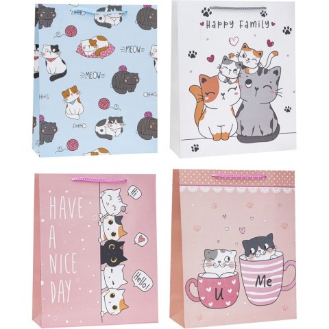 Torebka prezentowa 26x32x10cm TD-23128-A4 ROZETTE