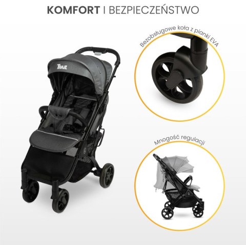 WÓZEK SPACEROWY TRAIL BLACK WÓZEK SPACEROWY TRAIL BLACK